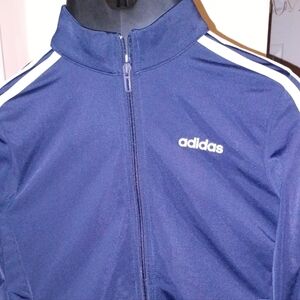 Adidas Men's Blue Windbreaker